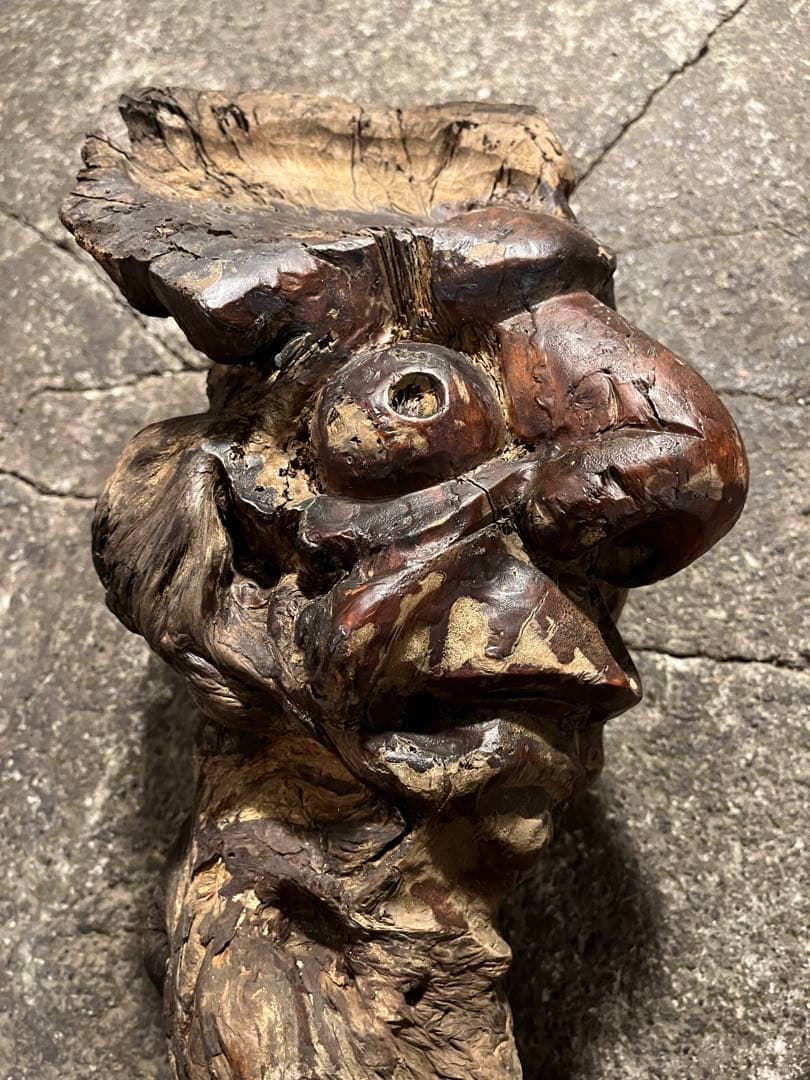 骨董　瘤杢　作者年代不明 価格応相談