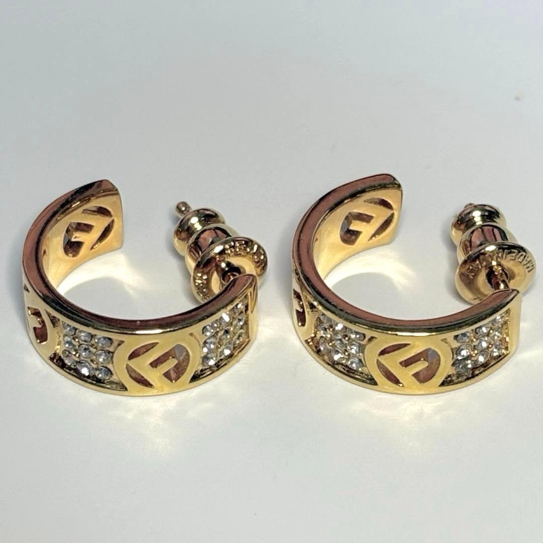 ★美品★　FENDI フェンディ エフイズフェンディ フープ ピアス