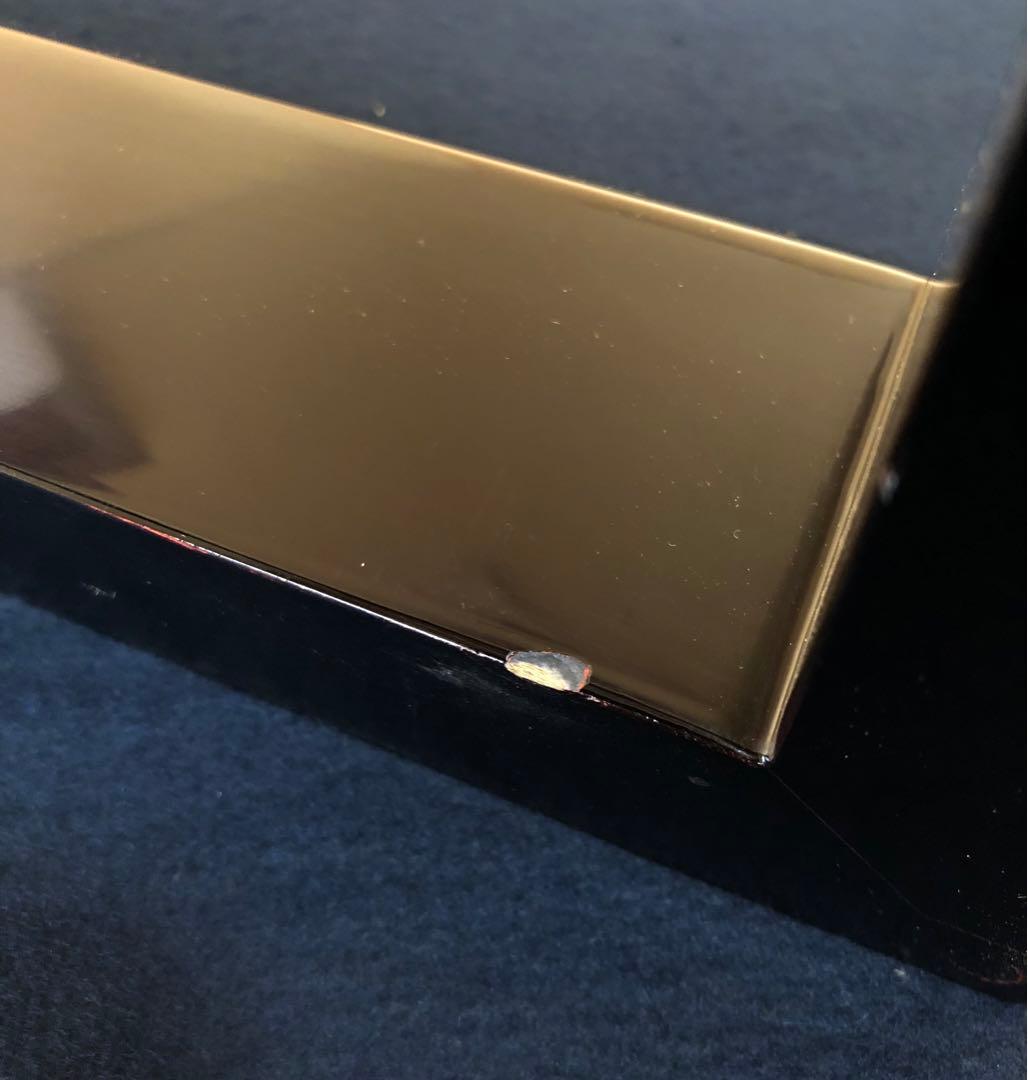 割引❗️《レ》溜塗 青海波蒔絵 炉縁 村田宗覚造 共箱 元箱　251024い6