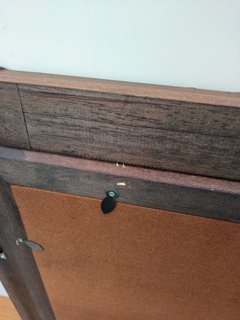 エスアンドエフ　S&F　高級輸入額縁　半切　アンティーク　ブラウン　007