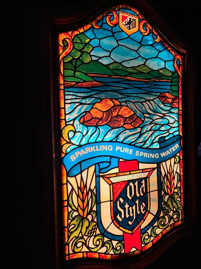 オールドスタイル　サインライト看板　ビール　ガレージ　ビンテージ　アメリカン雑貨