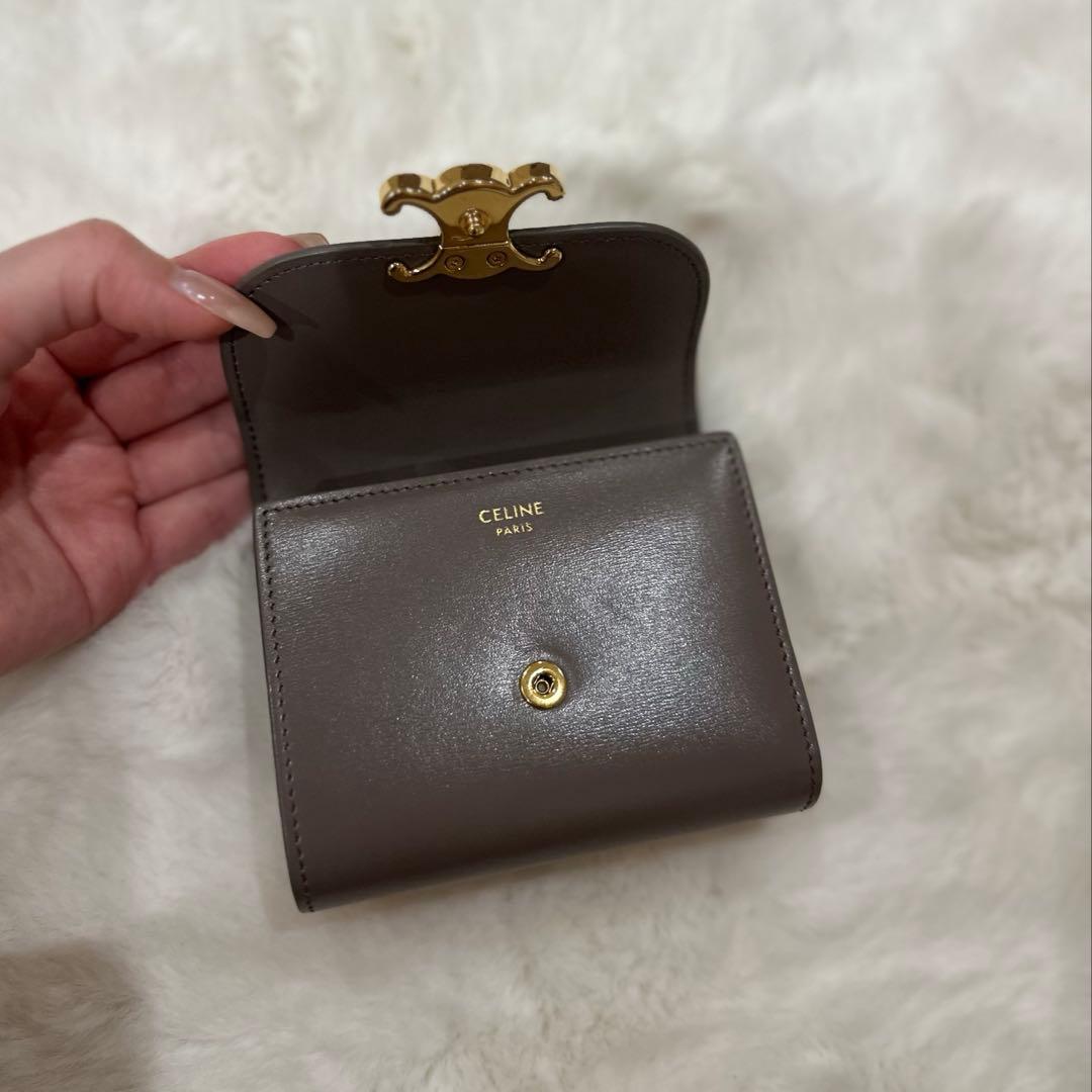 CELINE セリーヌ スモール フラップウォレット トリオンフ