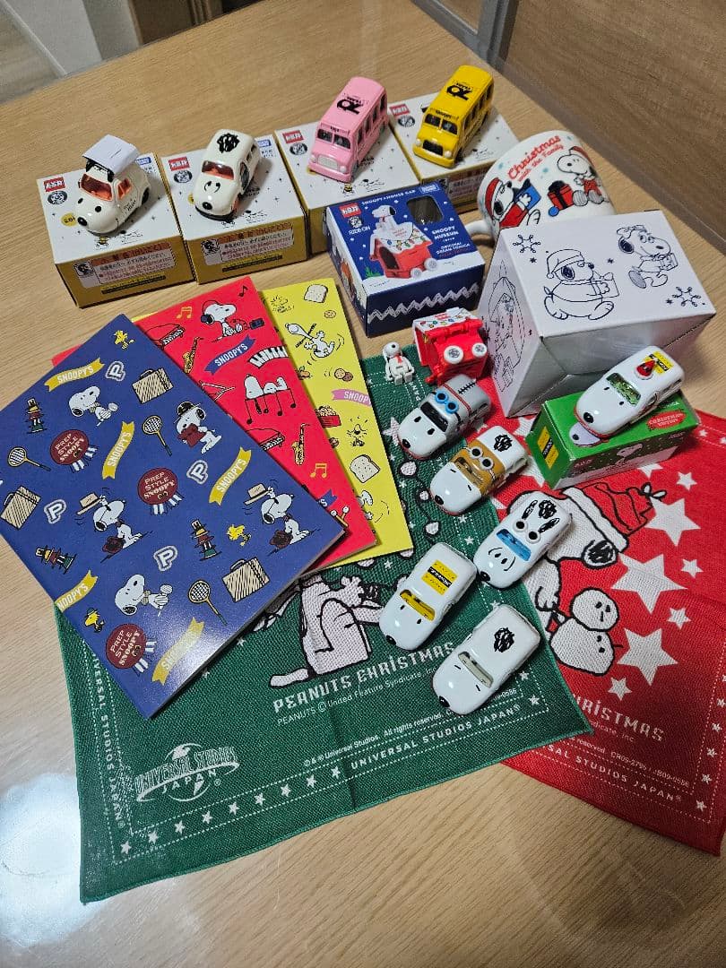 スヌーピー　SNOOPY　トミカ　コップ　 グッズセット　ドリームトミカ
