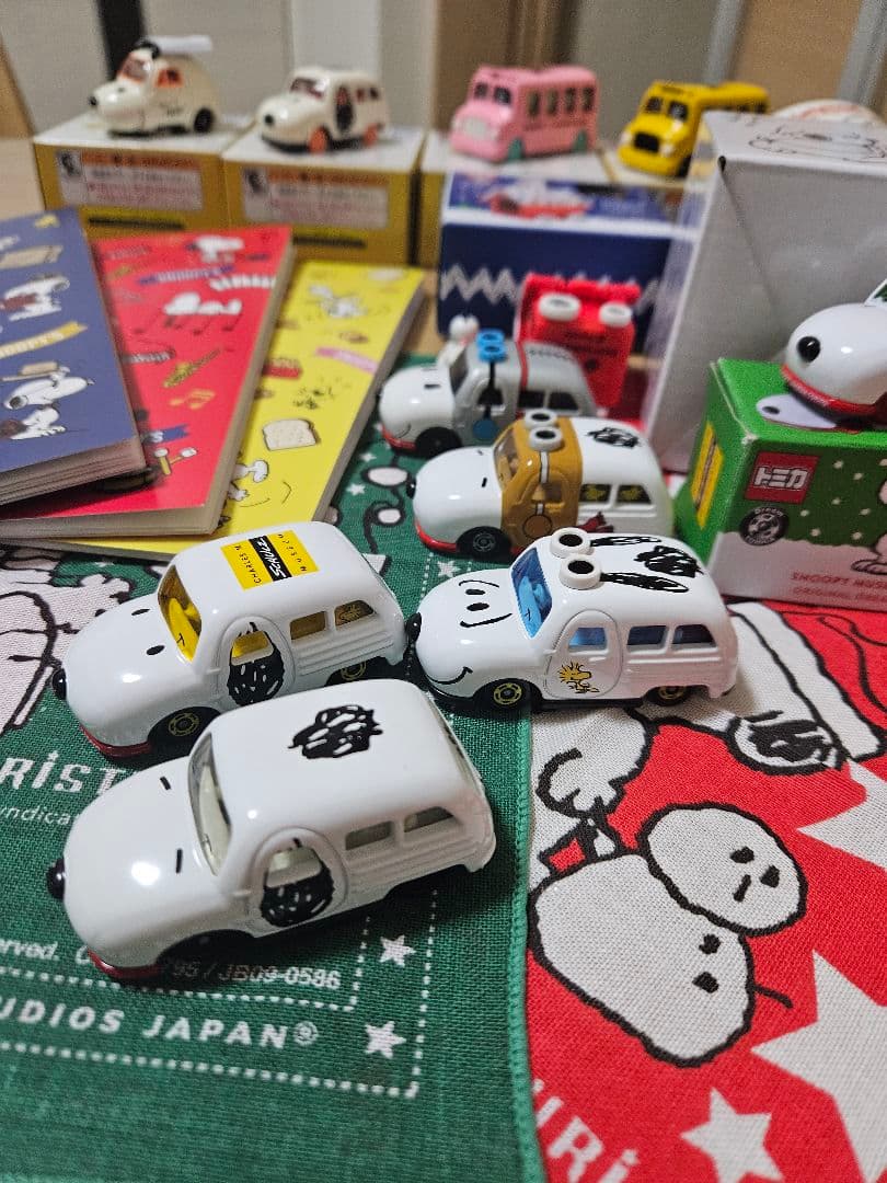 スヌーピー　SNOOPY　トミカ　コップ　 グッズセット　ドリームトミカ