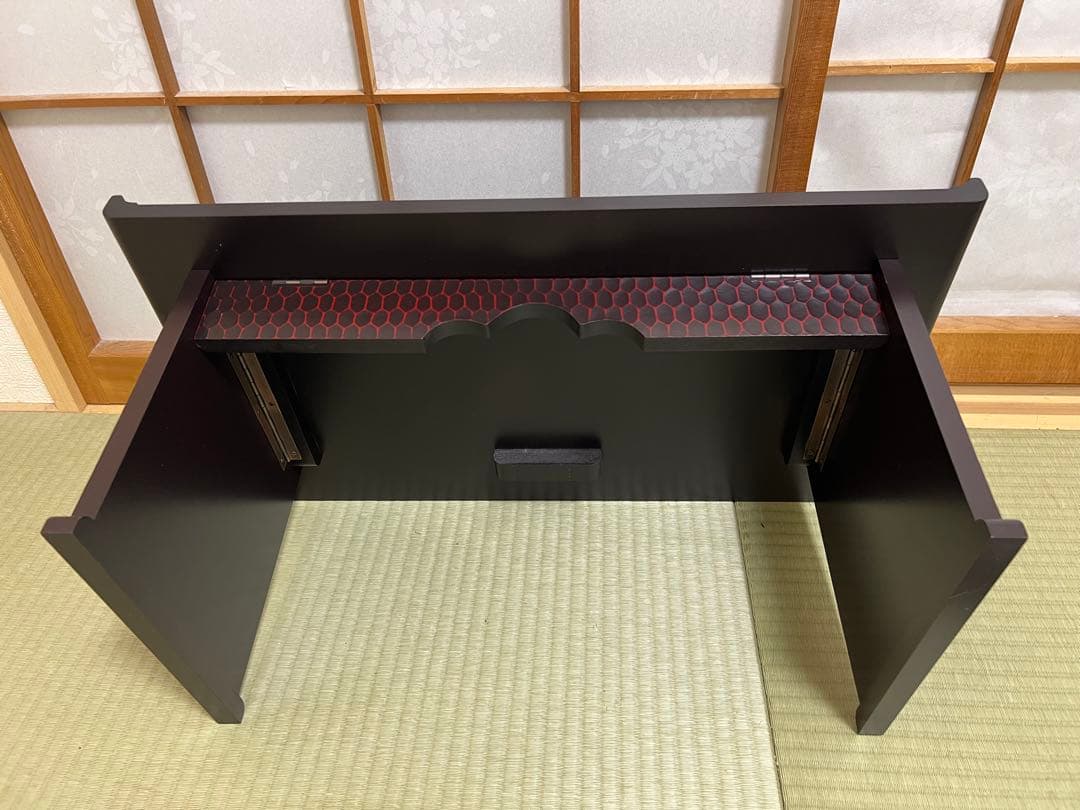 鎌倉彫花柄折りたたみ　レトロモダン昭和レトロ　花台写経台伝統工芸二月堂和風