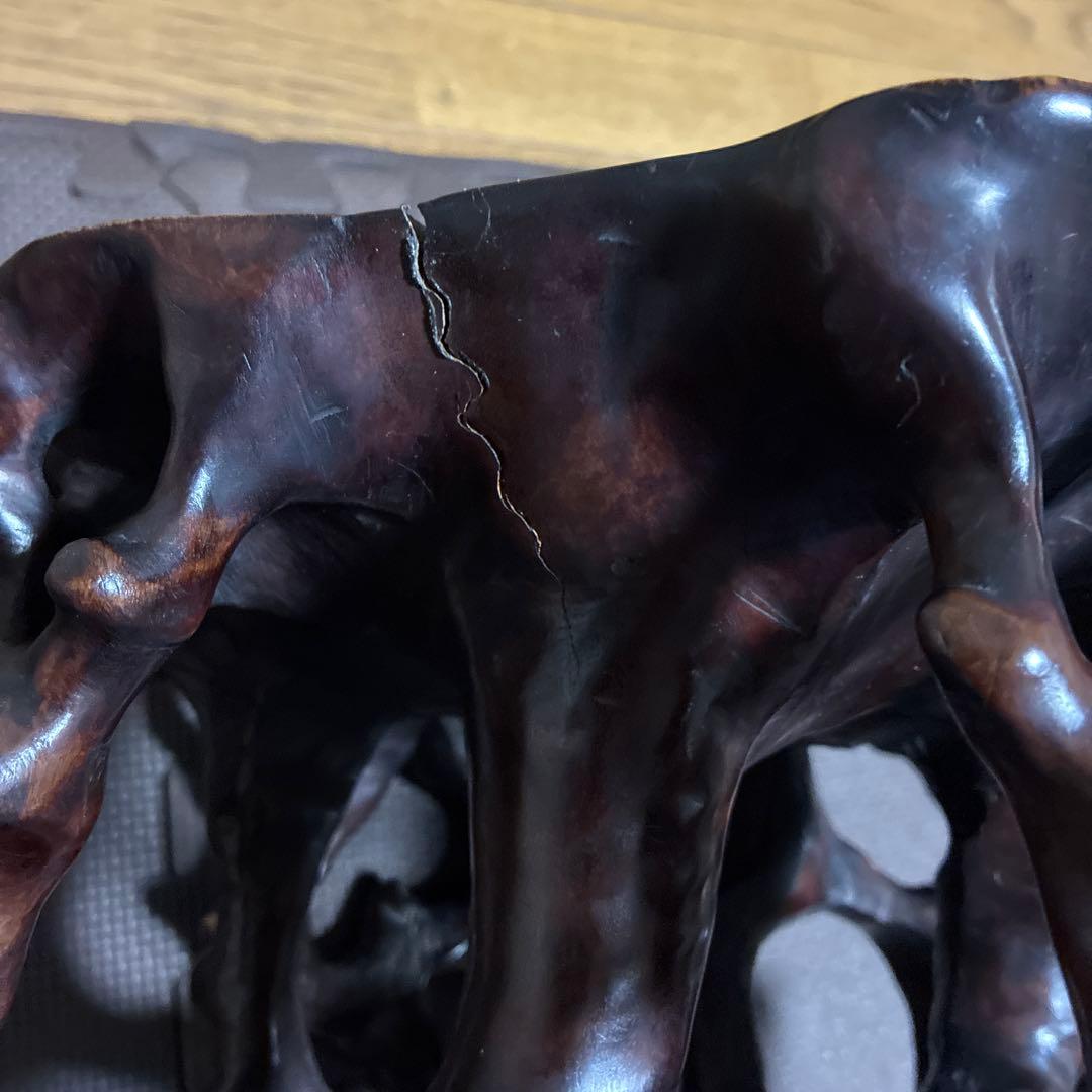 ‼️希少‼️根本、天然木、卓、飾台、花台、香炉台、日本式昭和レトロ根卓古美術明治大正