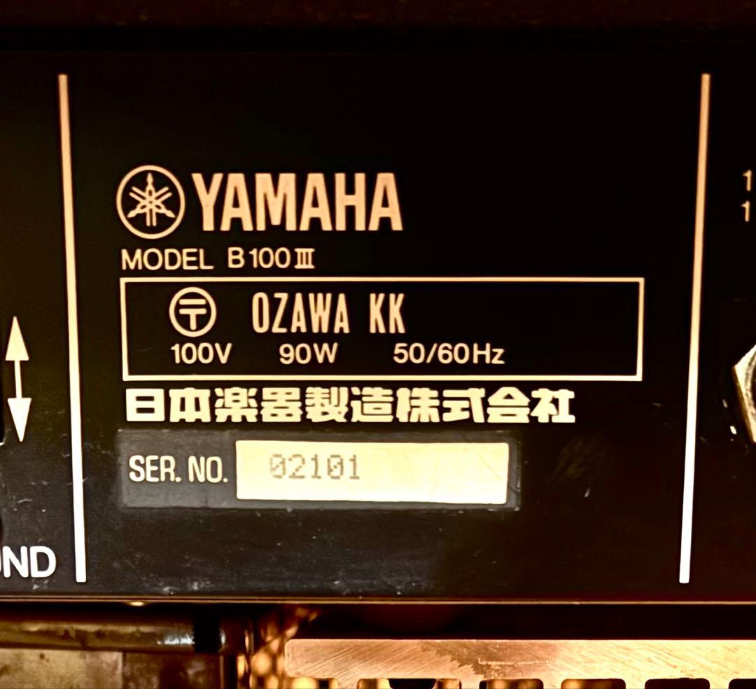 YAMAHA ベースアンプ B100 Ⅲ