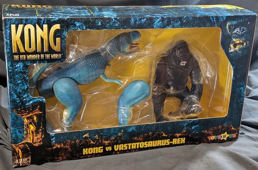 キングコングvs.バスタトサウルスレックス（エクスプラス）ソフビ２体セット未開封