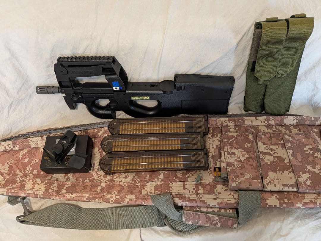 東京マルイ　p90スタンダード電動ガン　外装カスタム　一式まとめてセット