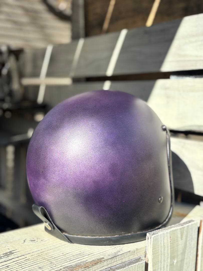 RAMSKIT カスタムヘルメット 500TX 小帽体 深め XLマットパープル