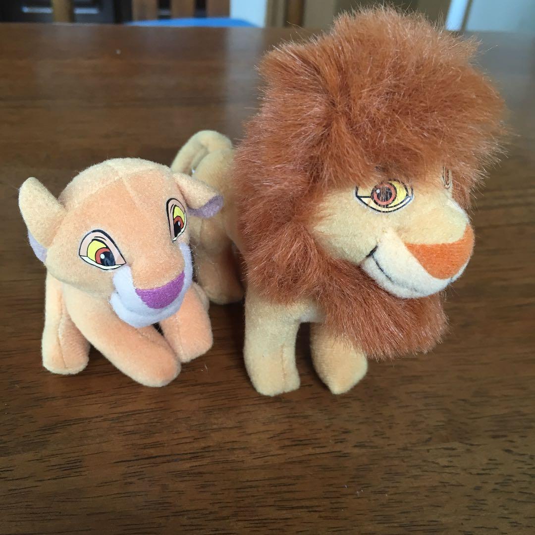 ぬいぐるみ ライオンキング Ⅱ 2体セット SIMBAS PRIDE