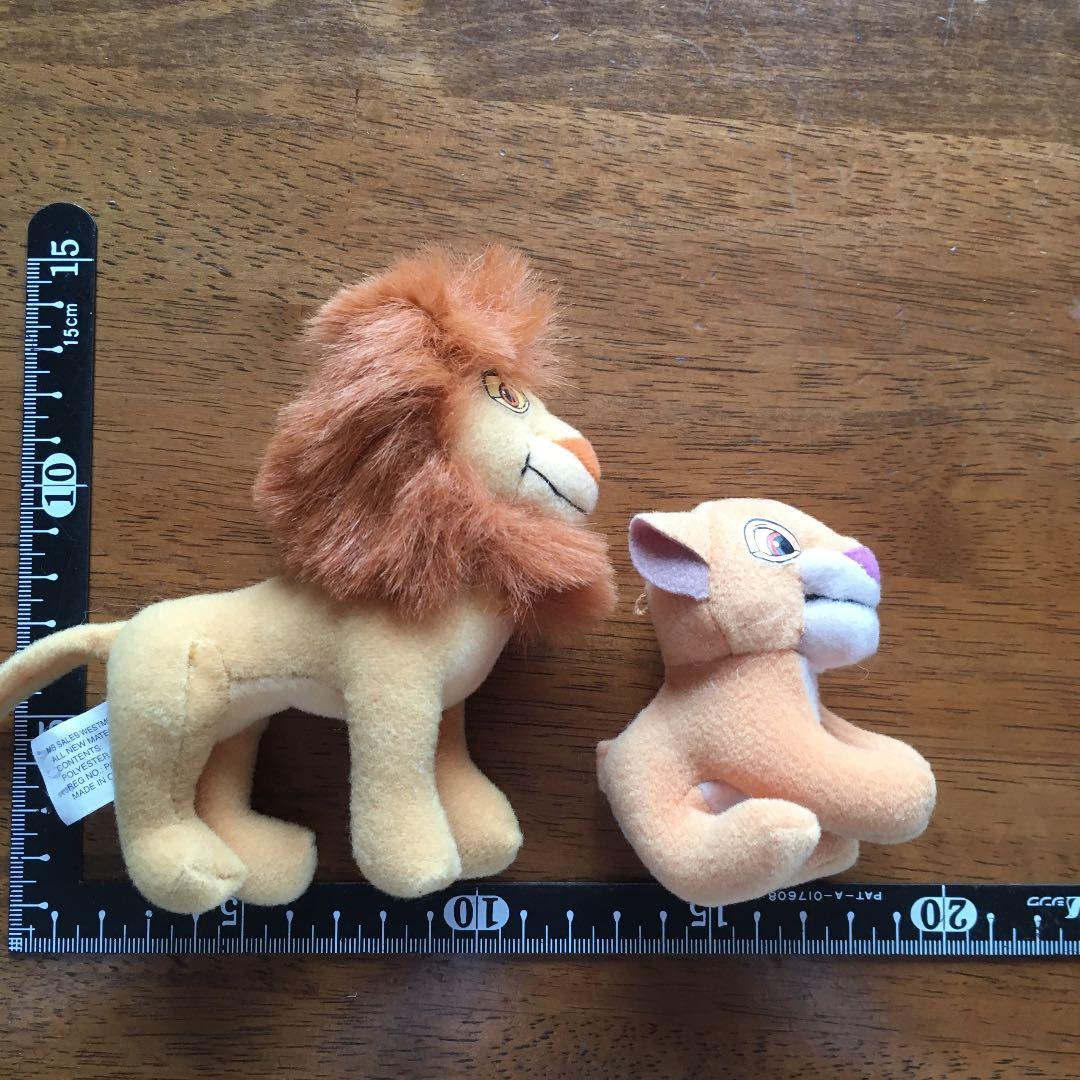 ぬいぐるみ ライオンキング Ⅱ 2体セット SIMBAS PRIDE