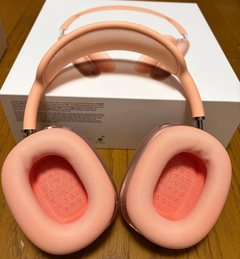 超美品AirPods Max第2世代オレンジAppleCare+2027/7月迄