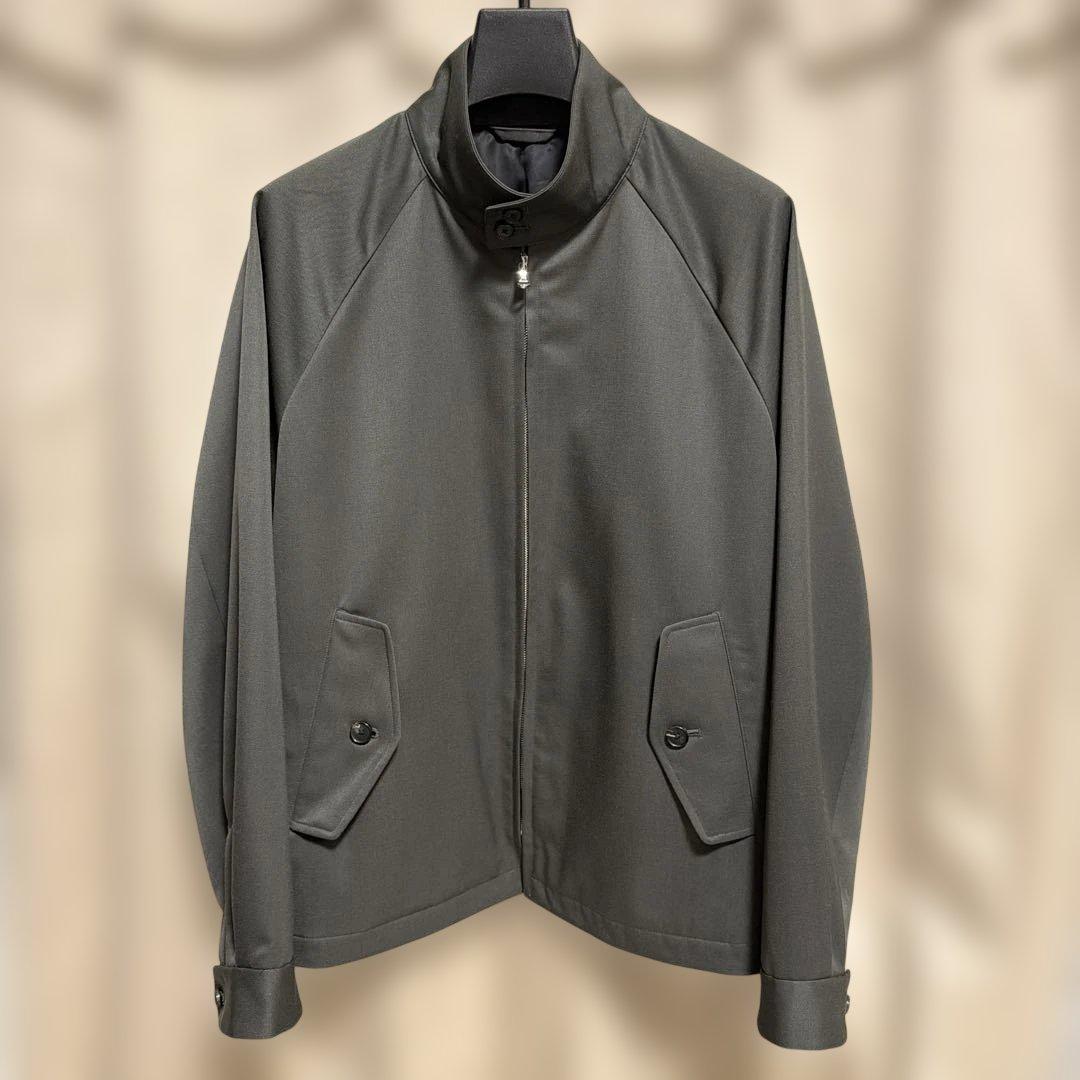 The CLASIK ハリントンジャケット　サイズ46 グレー　カーキ