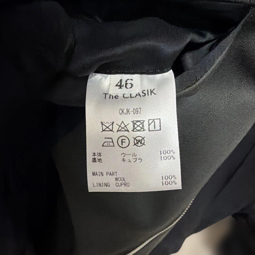 The CLASIK ハリントンジャケット　サイズ46 グレー　カーキ