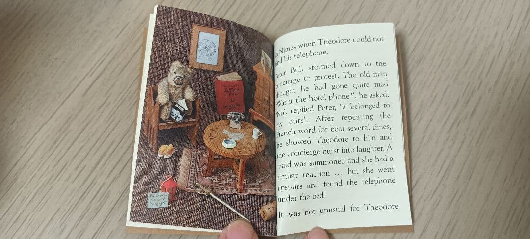 Peter Bull　THEODORE テディベア 小型 椅子付き　ウィットニー