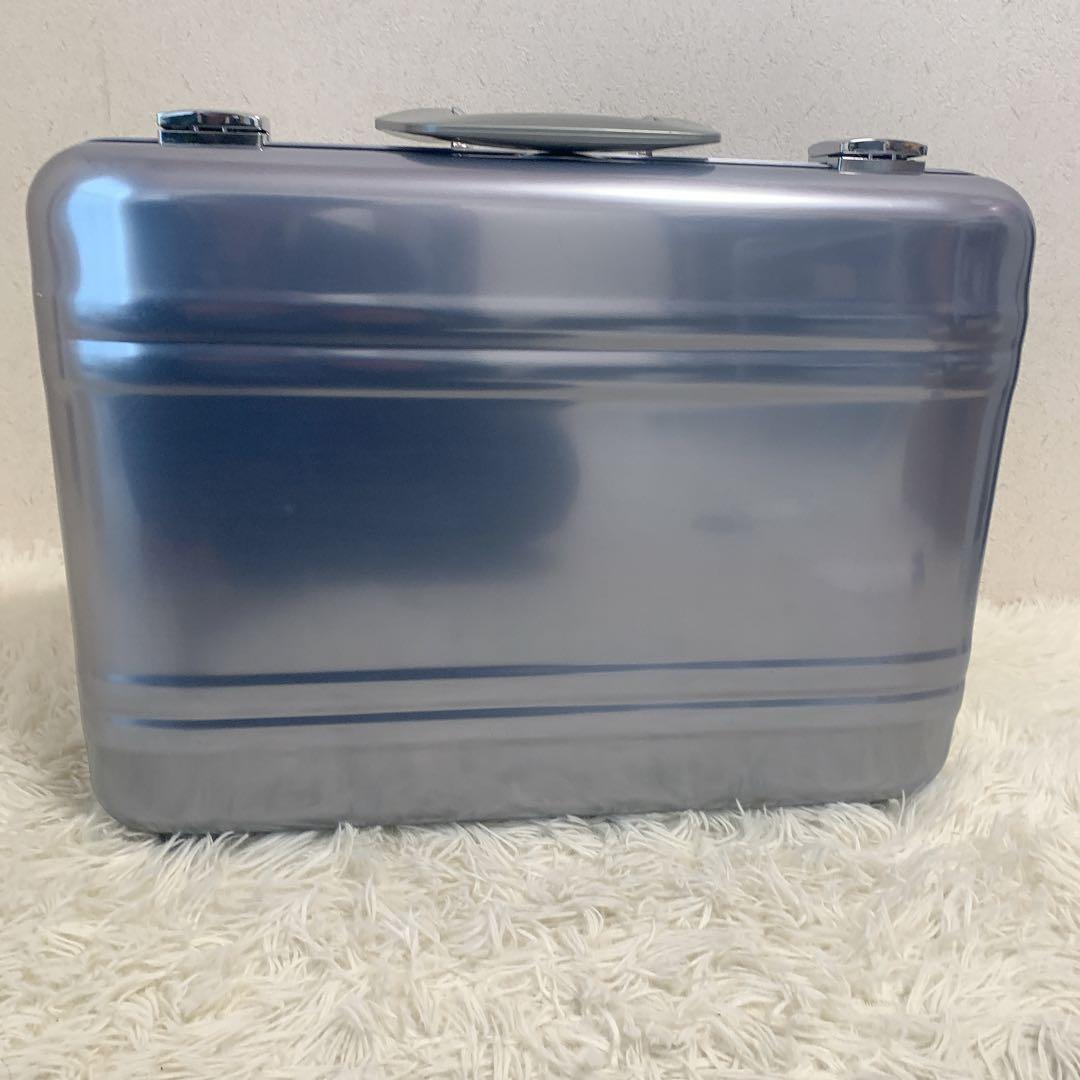 ゼロハリバートン アルミ アタッシュケース USA製 ビジネス ポリッシュブルー