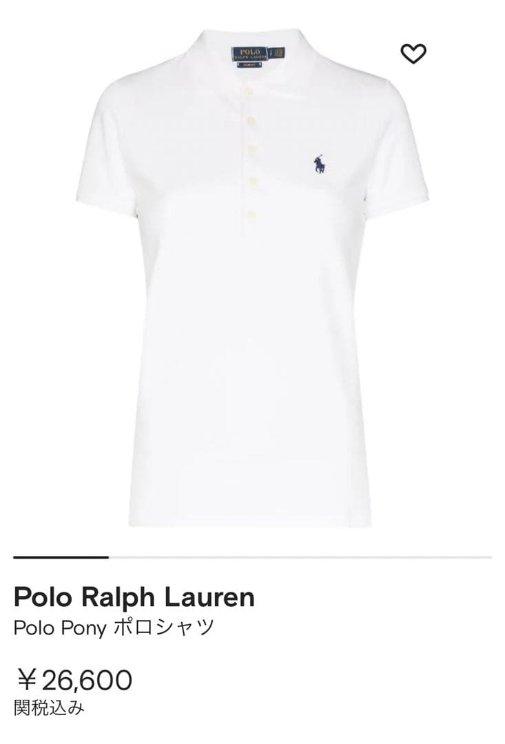 POLO♡ラルフローレン♡ポロシャツ♡新品未使用♡XS
