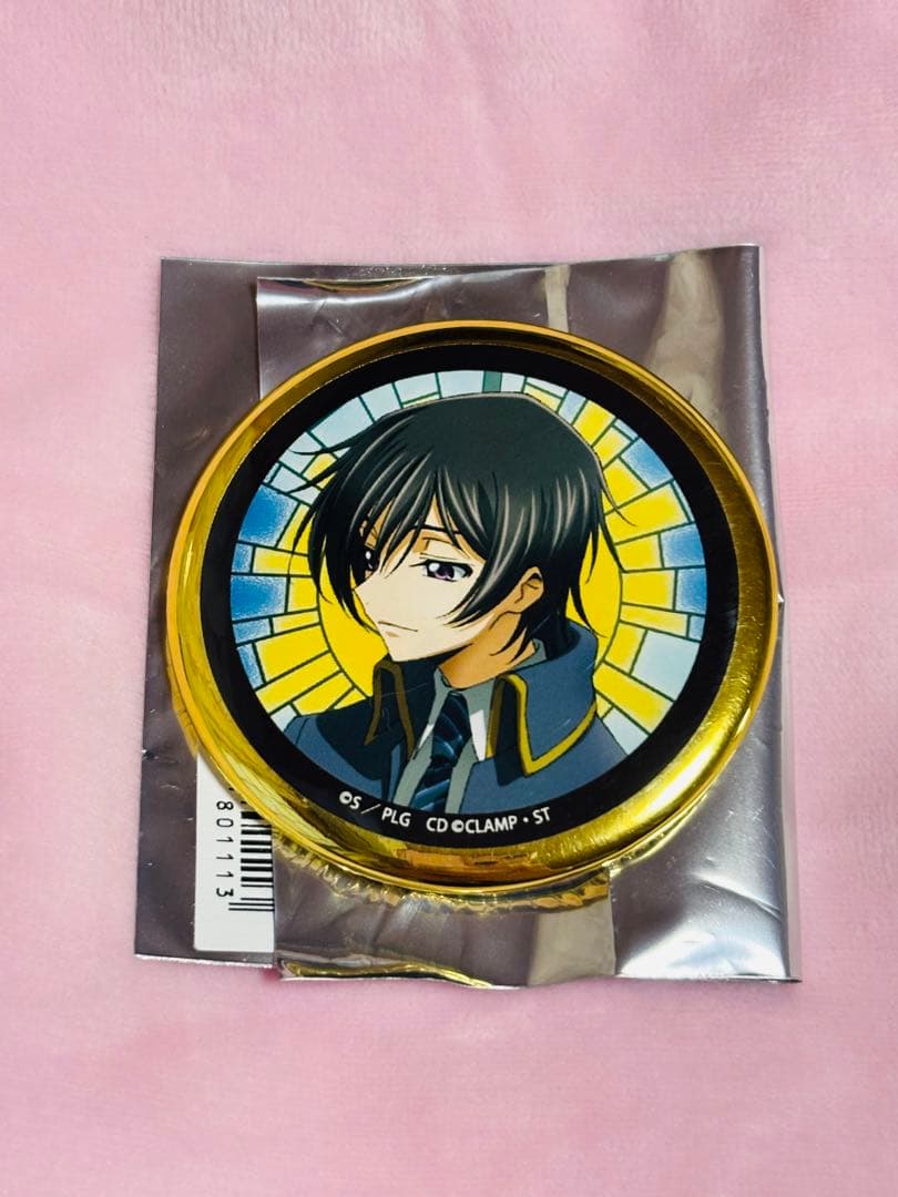 新品未使用品 コードギアス ルルーシュ マルイ ホロリング缶バッジ