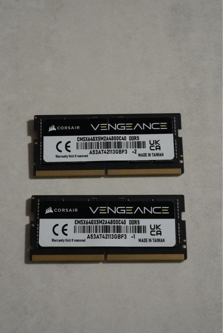 CORSAIR DDR5-4800MHz 64GB [32GB×2枚]