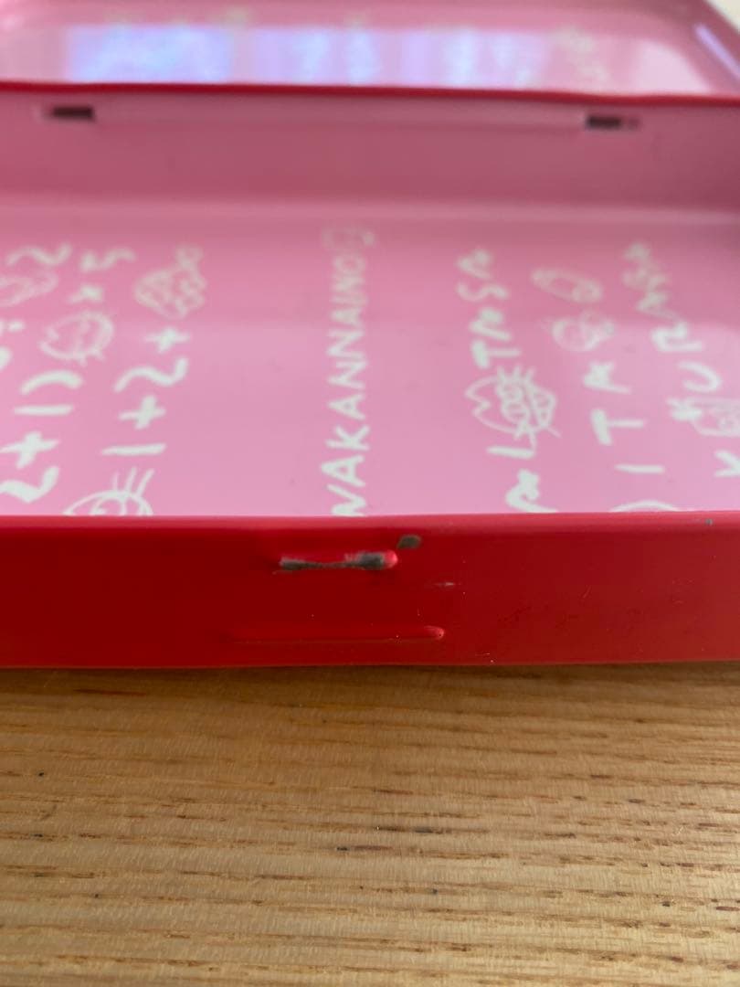 【激レア 昭和】サンリオ WAKANNAINO わかんないの 缶ペンケース