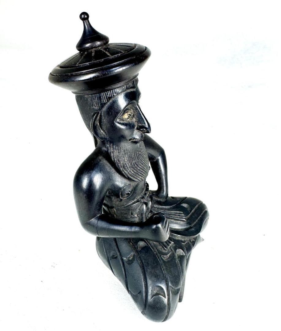 時代物 千年沈水黒木 東南アジアお守り神 沈水実験済み 古美術 WWWT070