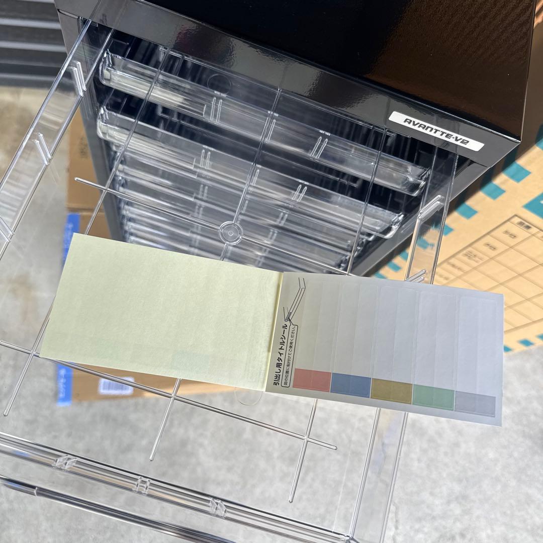 Nakabayashi AVANTTE V2 A4 フロアケース 18段 黒