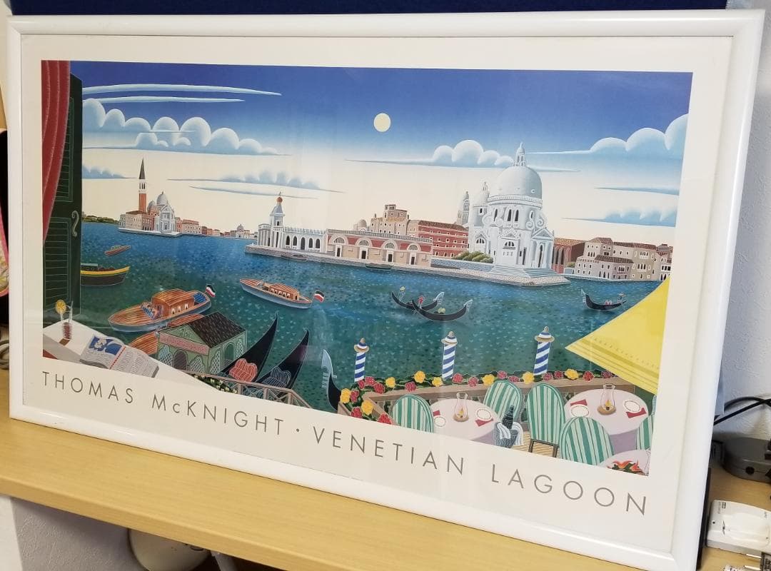 ★最終販売価格★トーマスマックナイト★ヴェネチアンラグーン額寸横約104縦約64