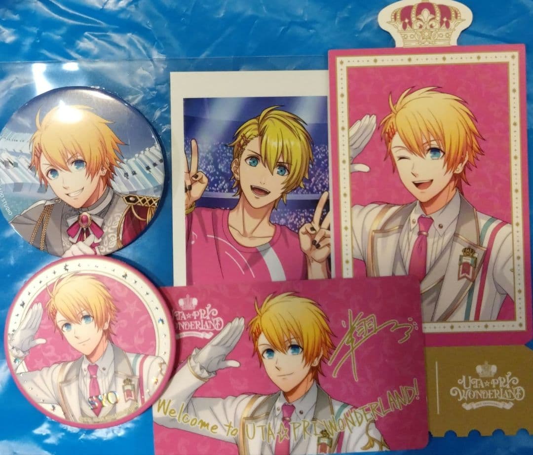 うたプリ 翔 ワンダーランド チェキ 缶バッジ パスポートカード 特典 ライエモ