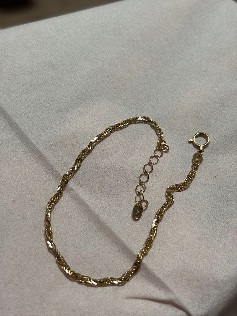 年末価格！AVALANCHE 10Ｋチェーンブレスレット