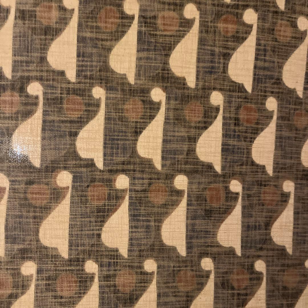 柚木沙弥郎 小巾布 スペード 民藝 型染め のれん フォークアート IDEE