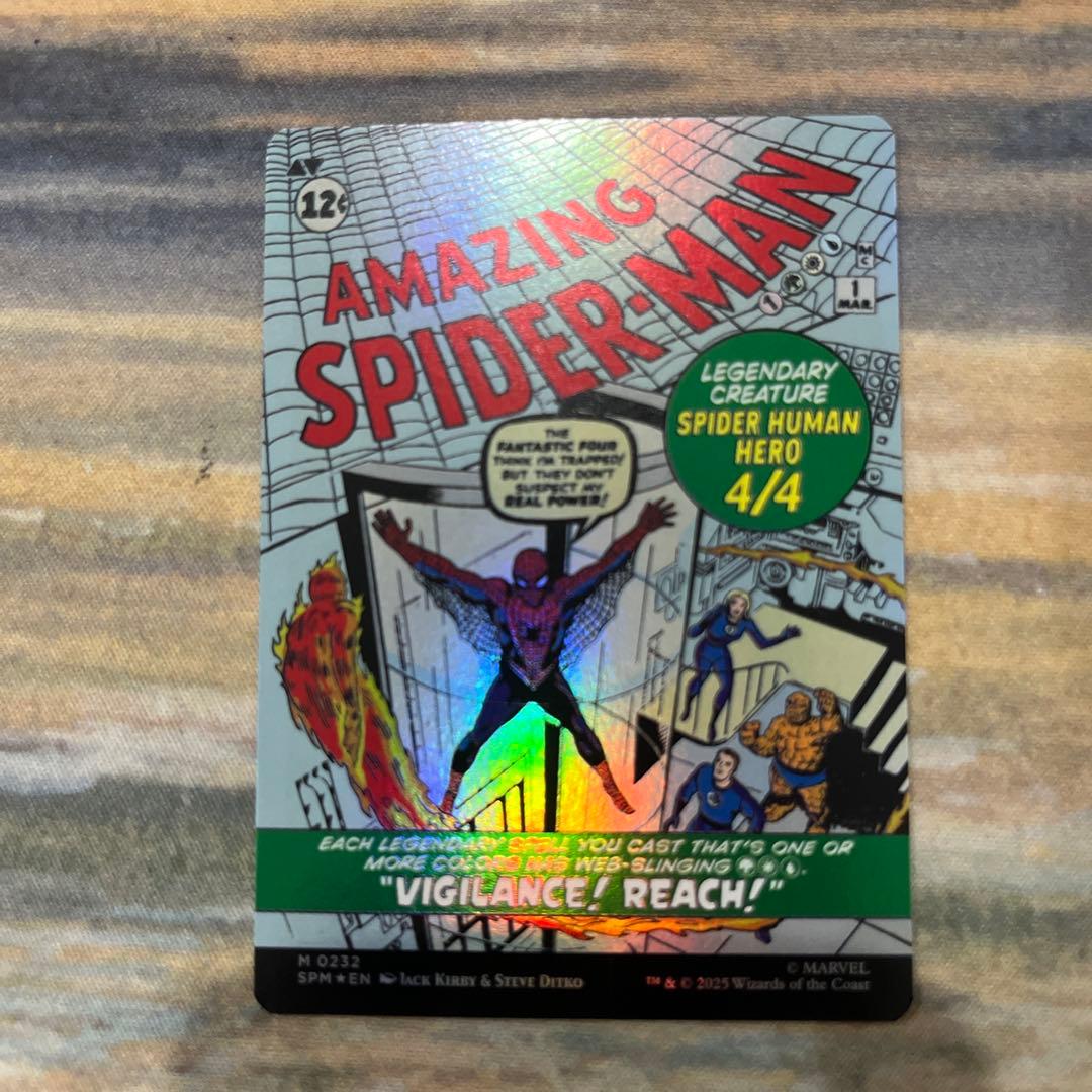 mtg ピーター・パーカー スパイダーマン クラシック・コミック 両面foil