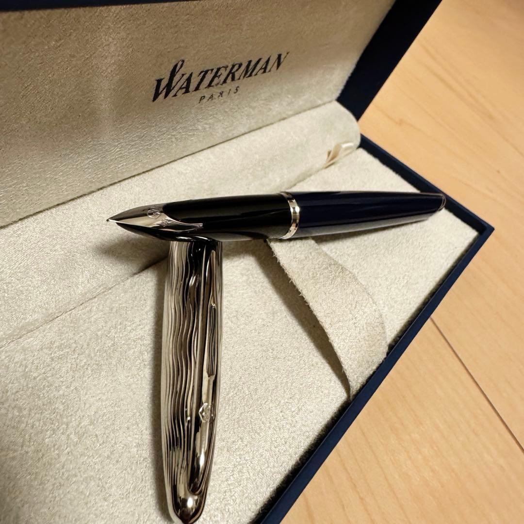 ウォーターマン カレン　波模様　デラックス スペシャルエディション 万年筆　F