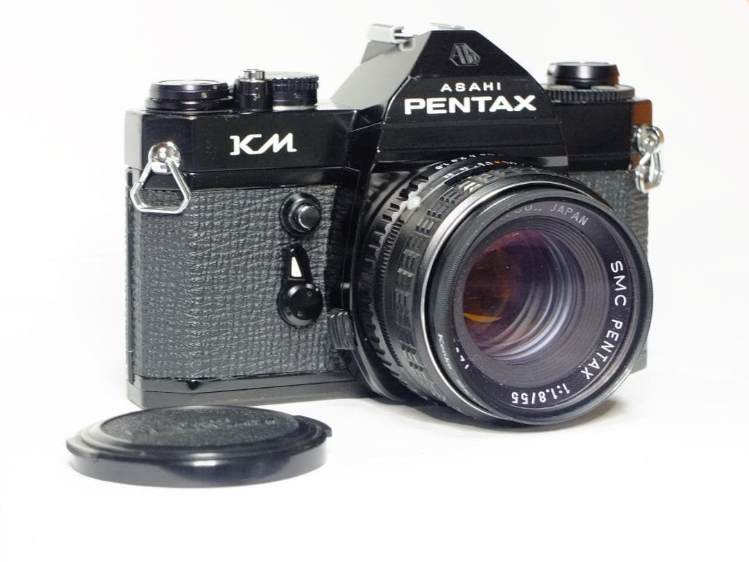 【実写確認整備品】アサヒペンタックスKMBK／PENTAX55mmf1.8付