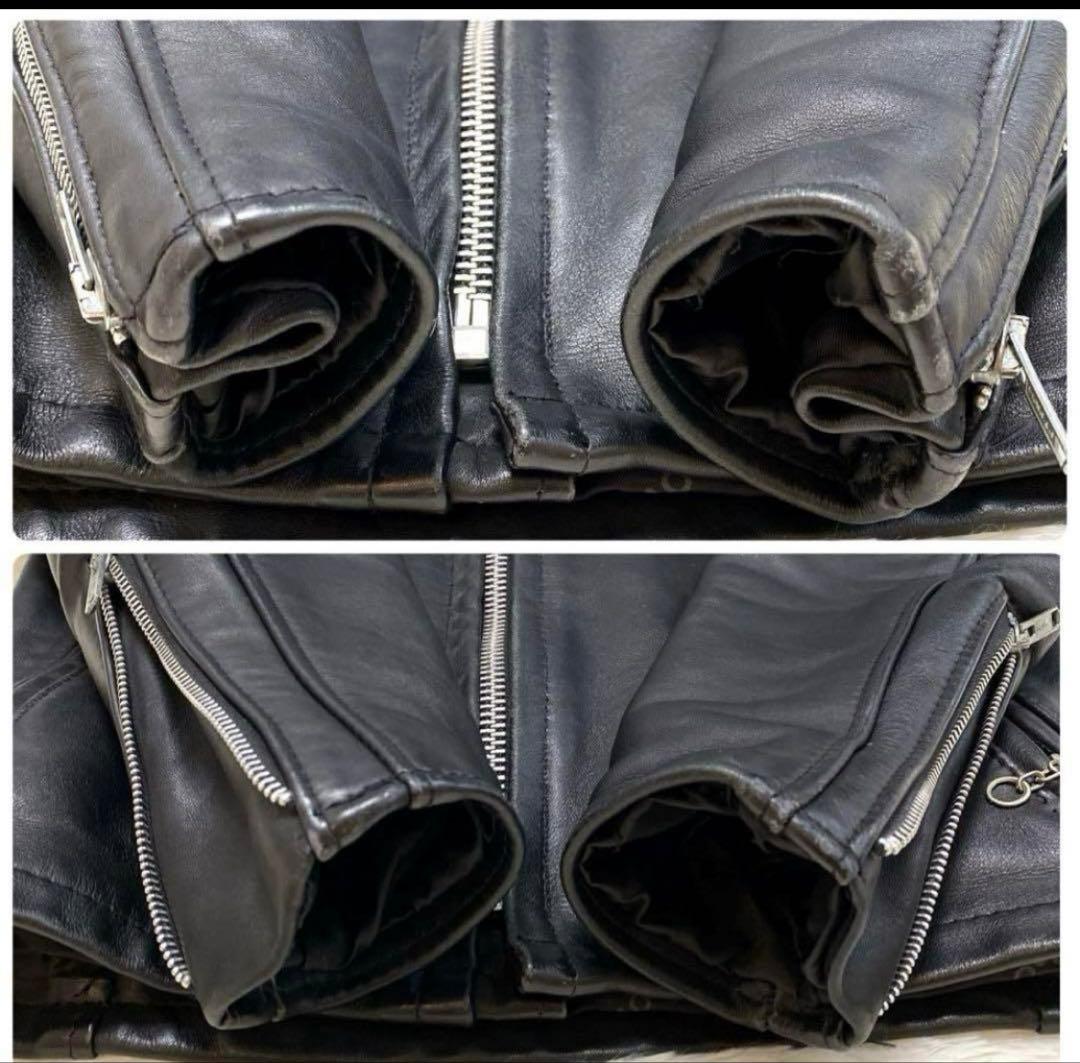 schott ショット シングルライダースジャケット641sp ライナー付き