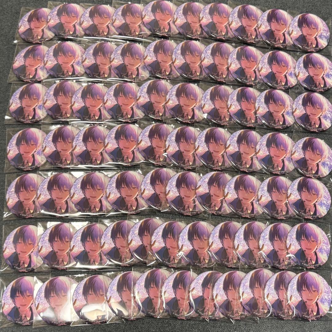 プロセカ グリッター缶バッジ あんスタ コラボ 72個 青柳冬弥