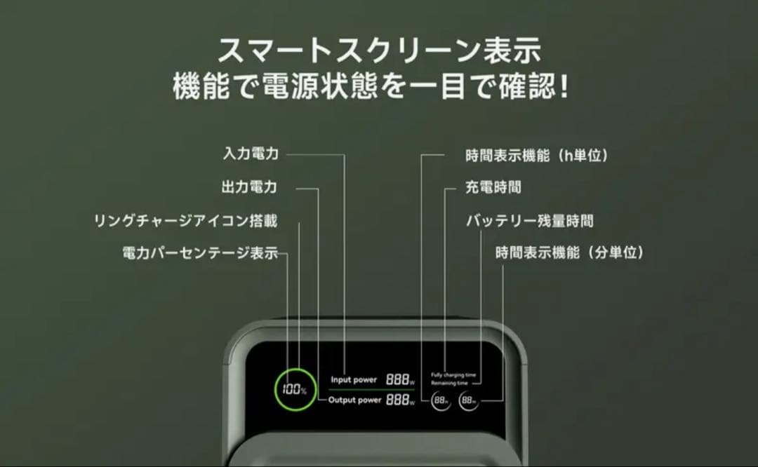 ポータブル電源　モバイルバッテリー　パワーステーション　防災グッズ