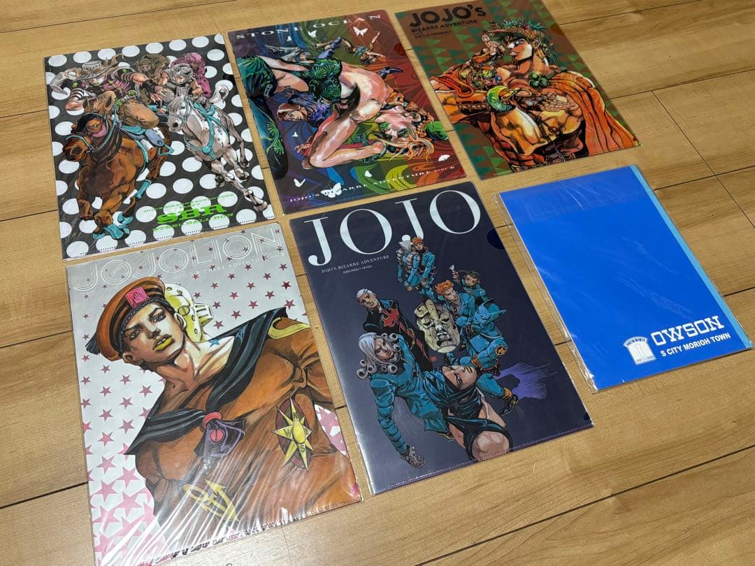 【レア 2012年】ジョジョ クリアファイル10種 ＋ 杜王町オーソンのノート