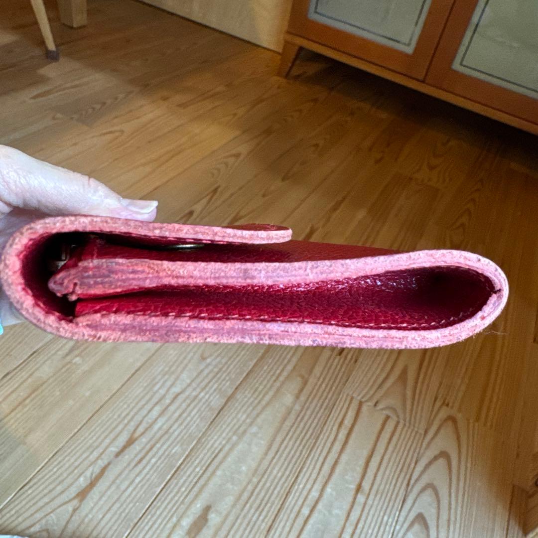 【新品】IL BISONTE ミディアムウォレット レッド♡