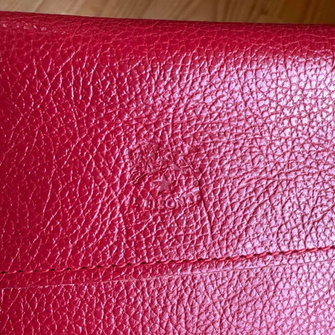 【新品】IL BISONTE ミディアムウォレット レッド♡