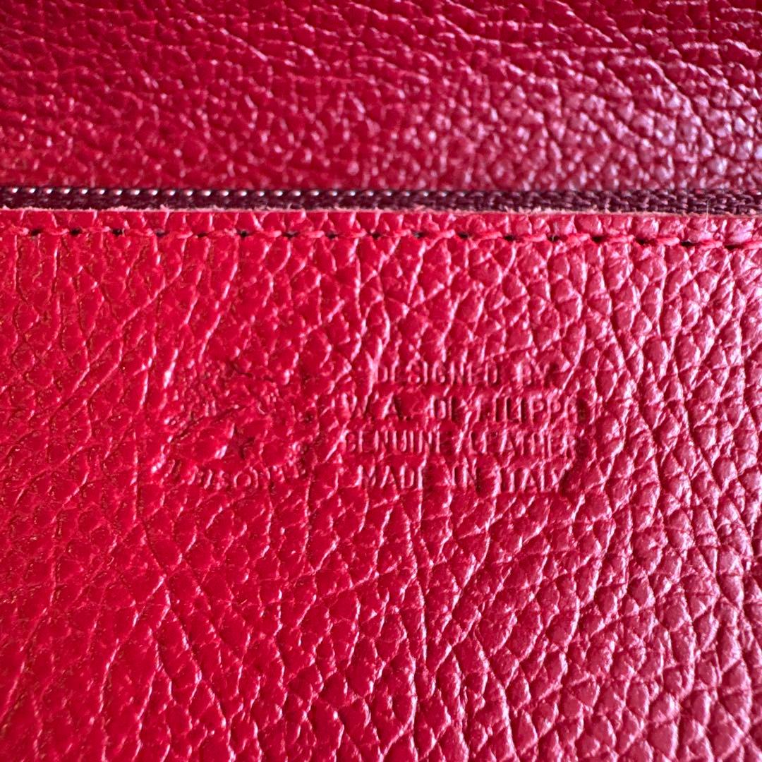 【新品】IL BISONTE ミディアムウォレット レッド♡