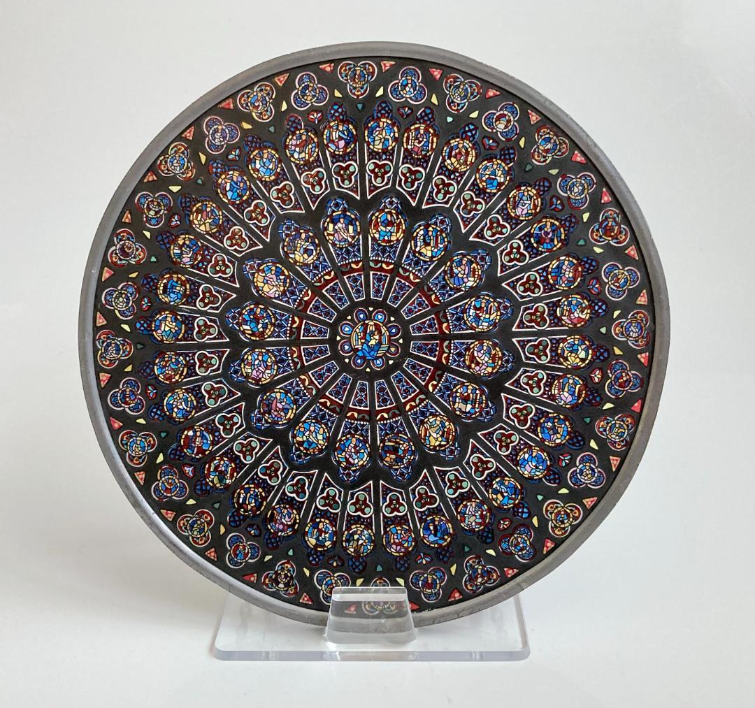 ノートルダム大聖堂 バラ窓 ローズウィンドウ ステンドグラス グラスマスターズ