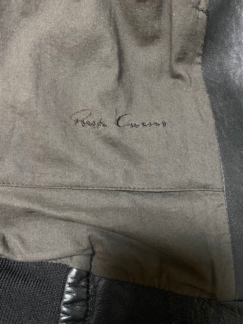 ジャケット・アウター Rick Owens archive leather biker jacket