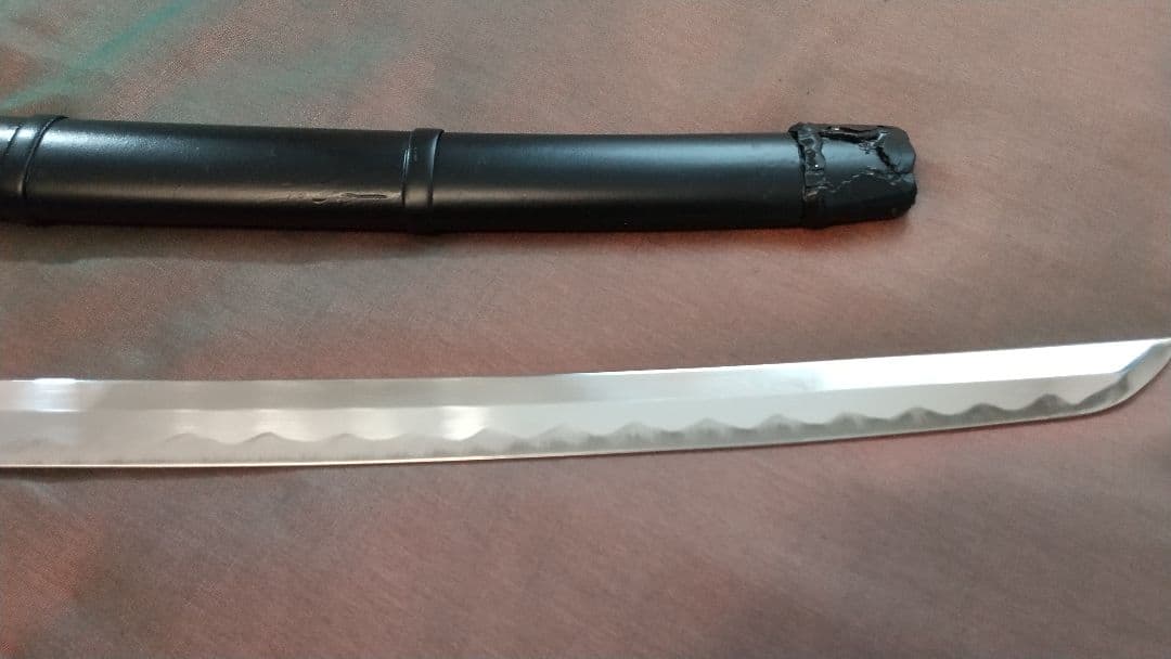 【鐺・責金】模造刀 小太刀 長脇差 模擬刀 軽量アルミ刀身 拵え 鍔 刀