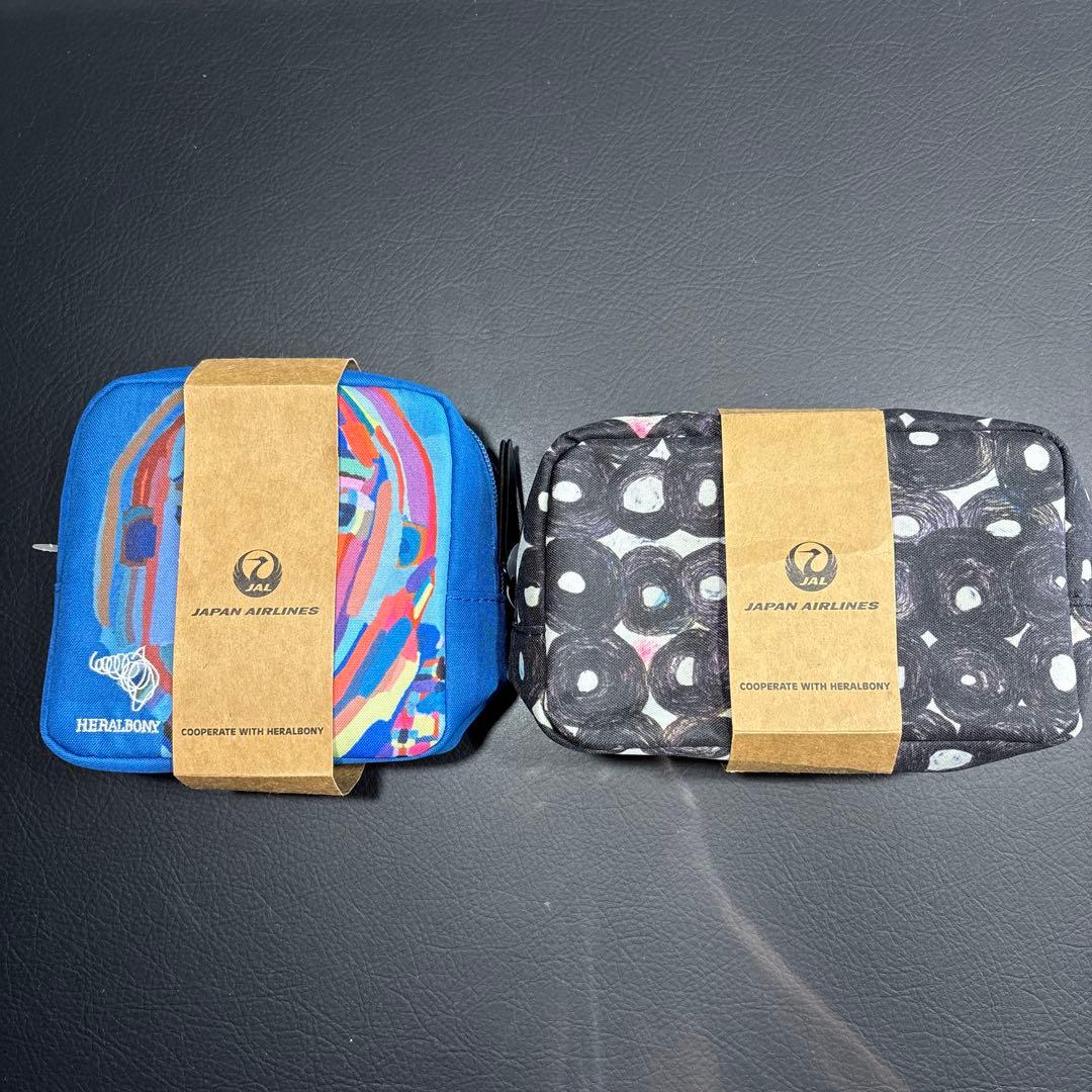 ビジネスクラス　アメニティポーチ　ANA JAL UNITED QATAR 等