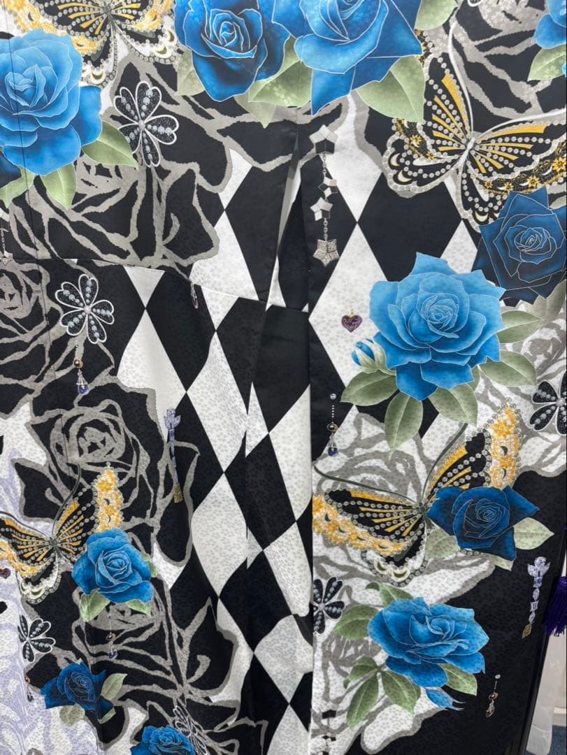 化繊　正絹 振袖 成人　2着セット