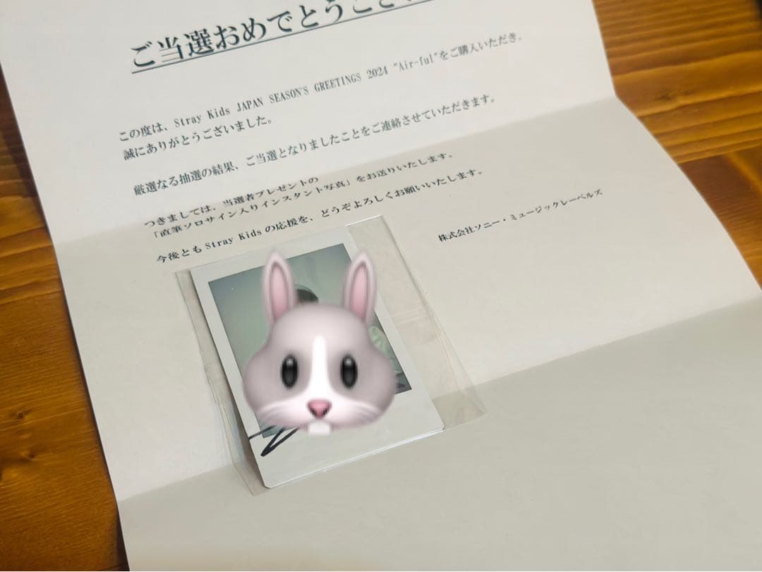 StrayKids リノ サイン入りチェキ