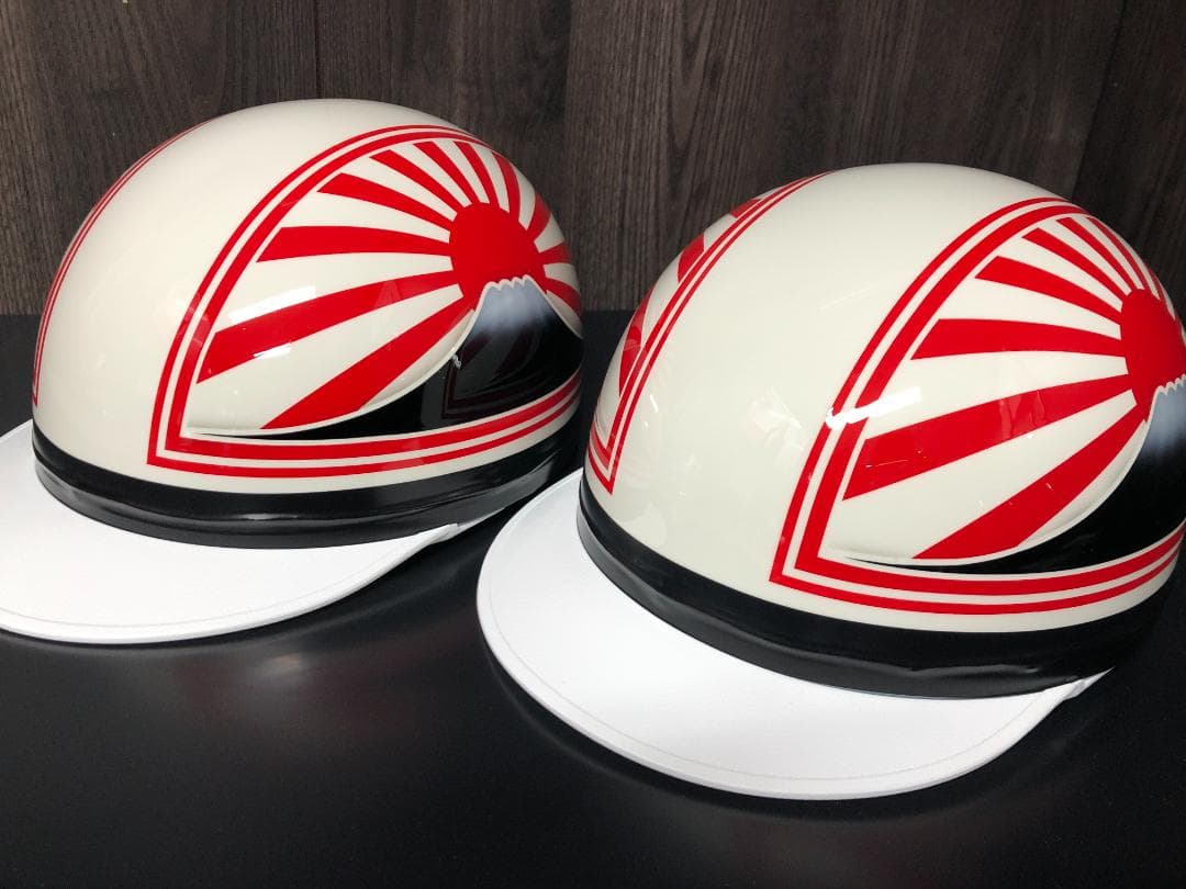 2個セット!送料込！カスタムコルク半　富士日章　　白赤