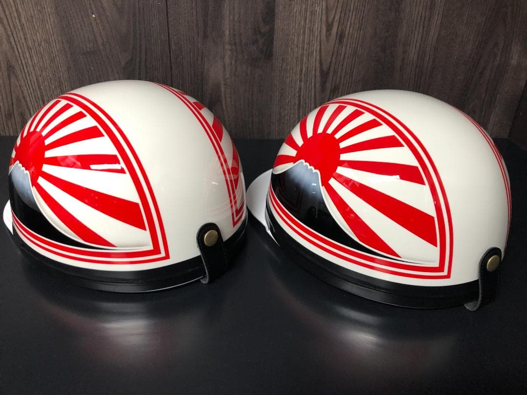 2個セット!送料込！カスタムコルク半　富士日章　　白赤