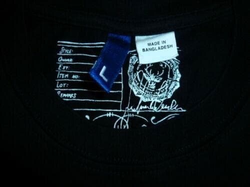 マドンナ　MADONNA & CREW ♥ 　貴重 黒 Tシャツ　Lサイズ